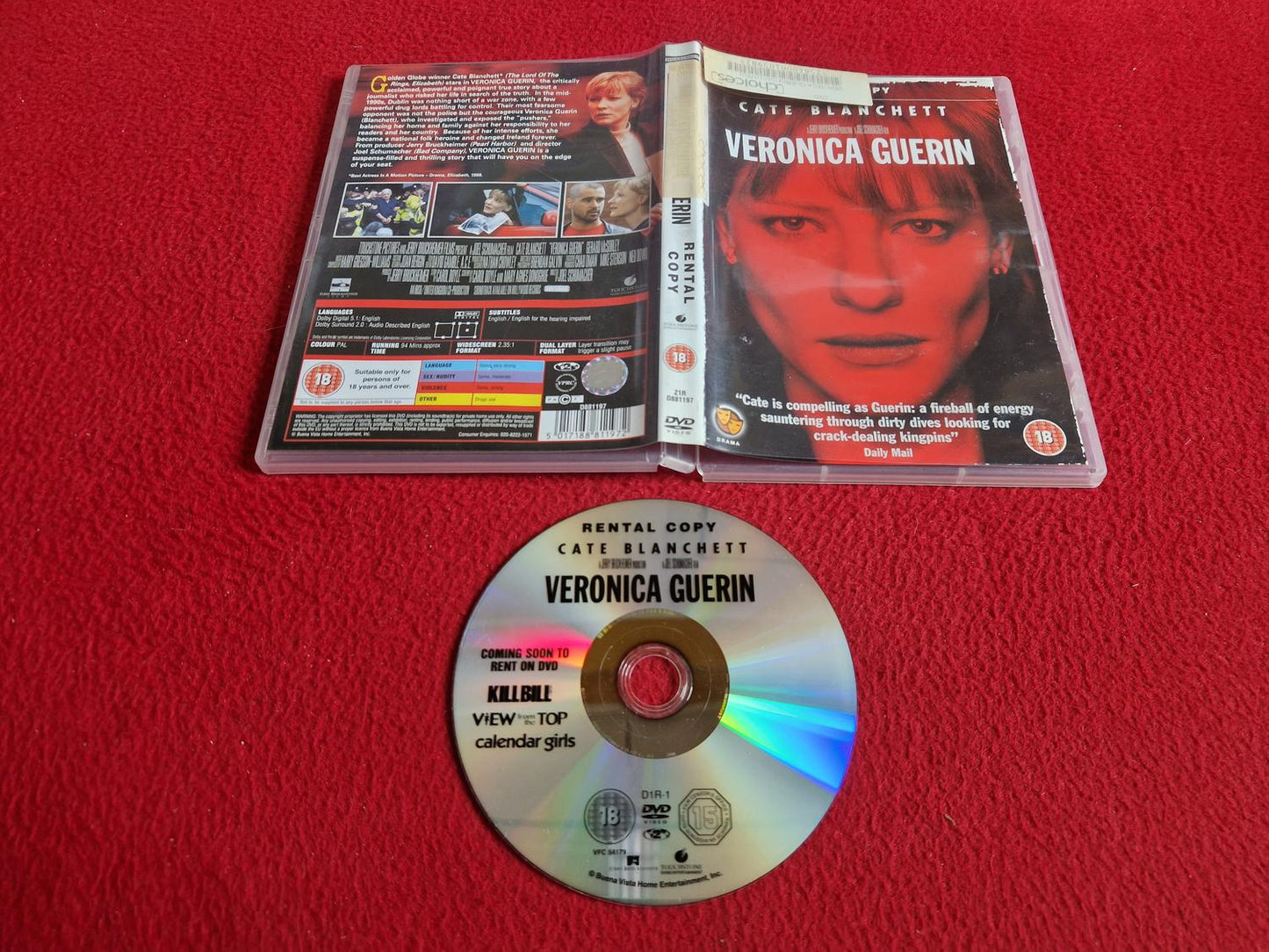 VERONICA GUERIN DVD