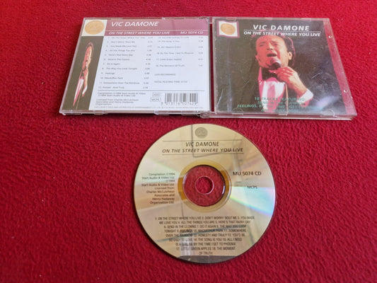 VIC DAMONE ON THE STREET WHERE YOU LIVE CD