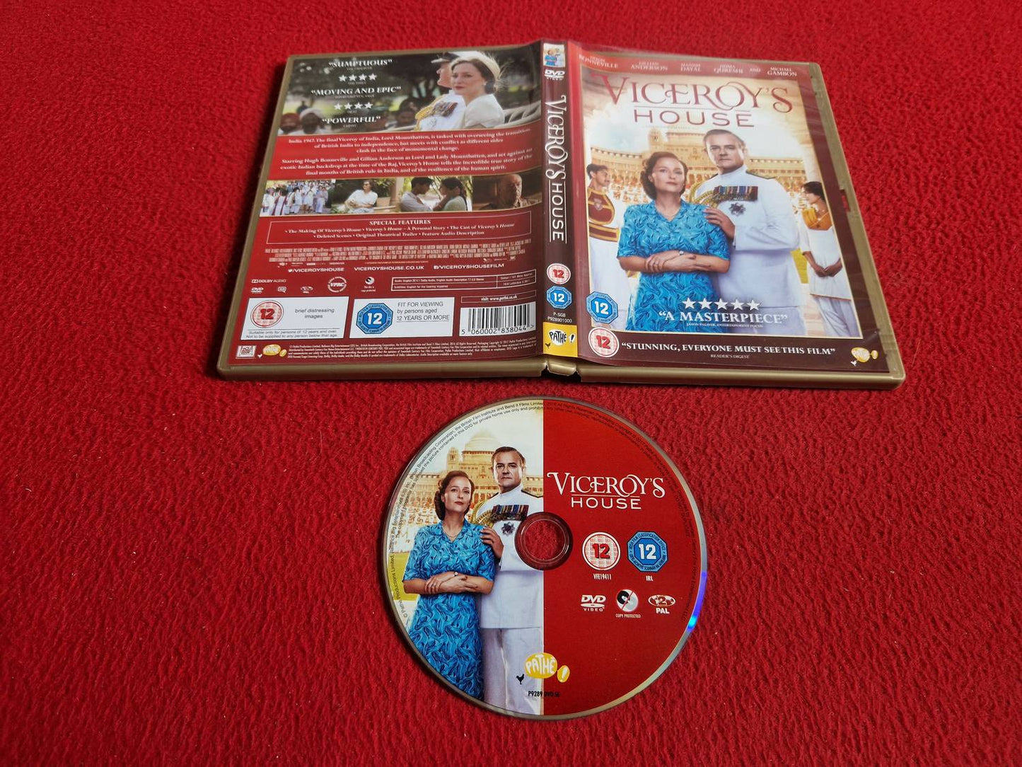 VICEROY'S HOUSE DVD