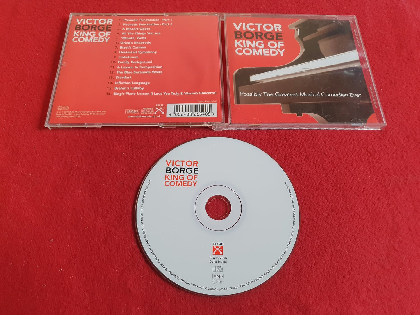 VICTOR BORGE KING OF COMEDY till CD