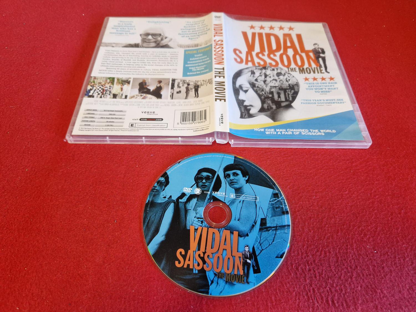 VIDAL SASSOON THE MOVIE till DVD