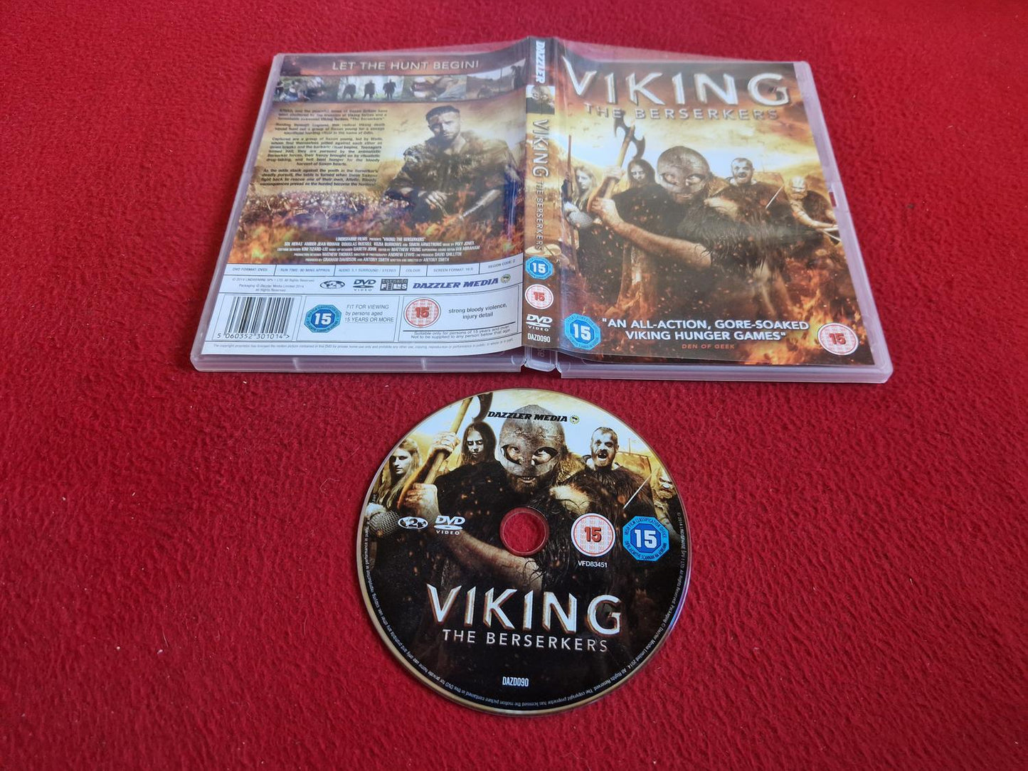 VIKING THE BERSERKER DVD