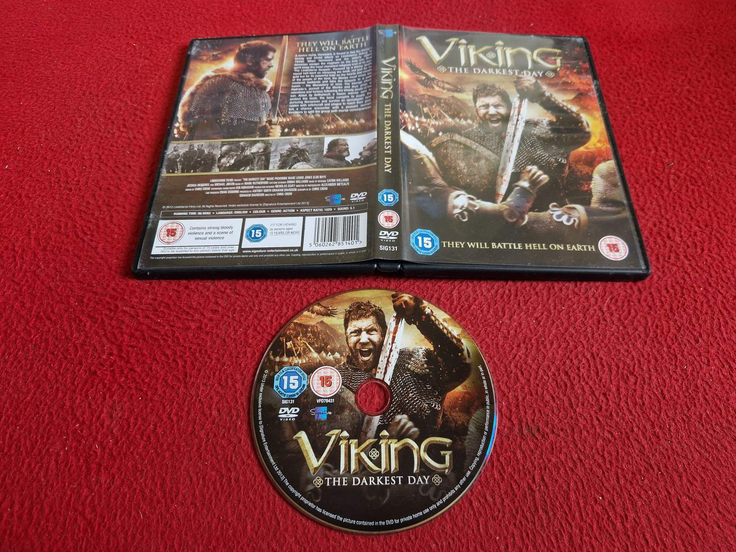 VIKING THE DARKEST DAY DVD