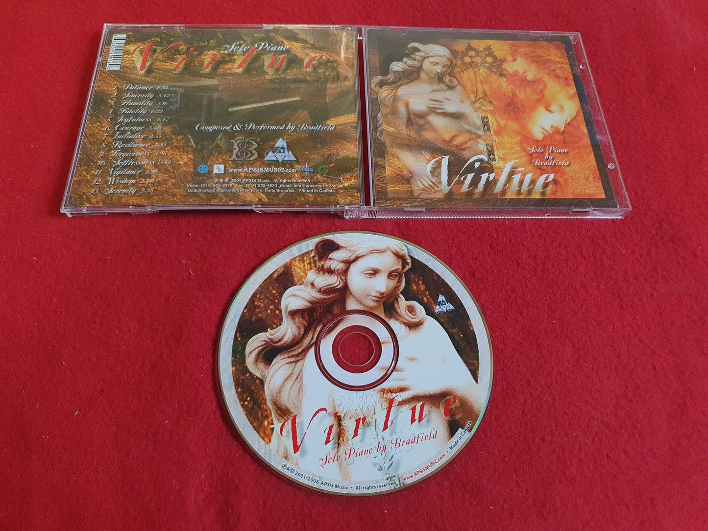 VIRTUE SOLI PIANO BY BRADFIELD till CD