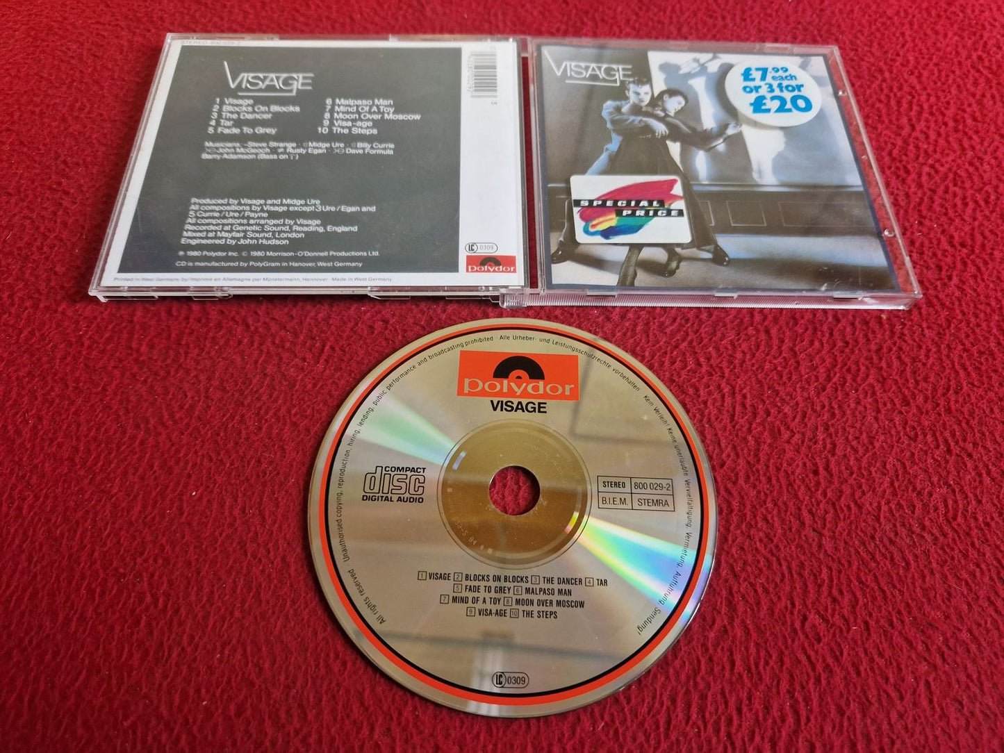VISAGE - VISAGE CD
