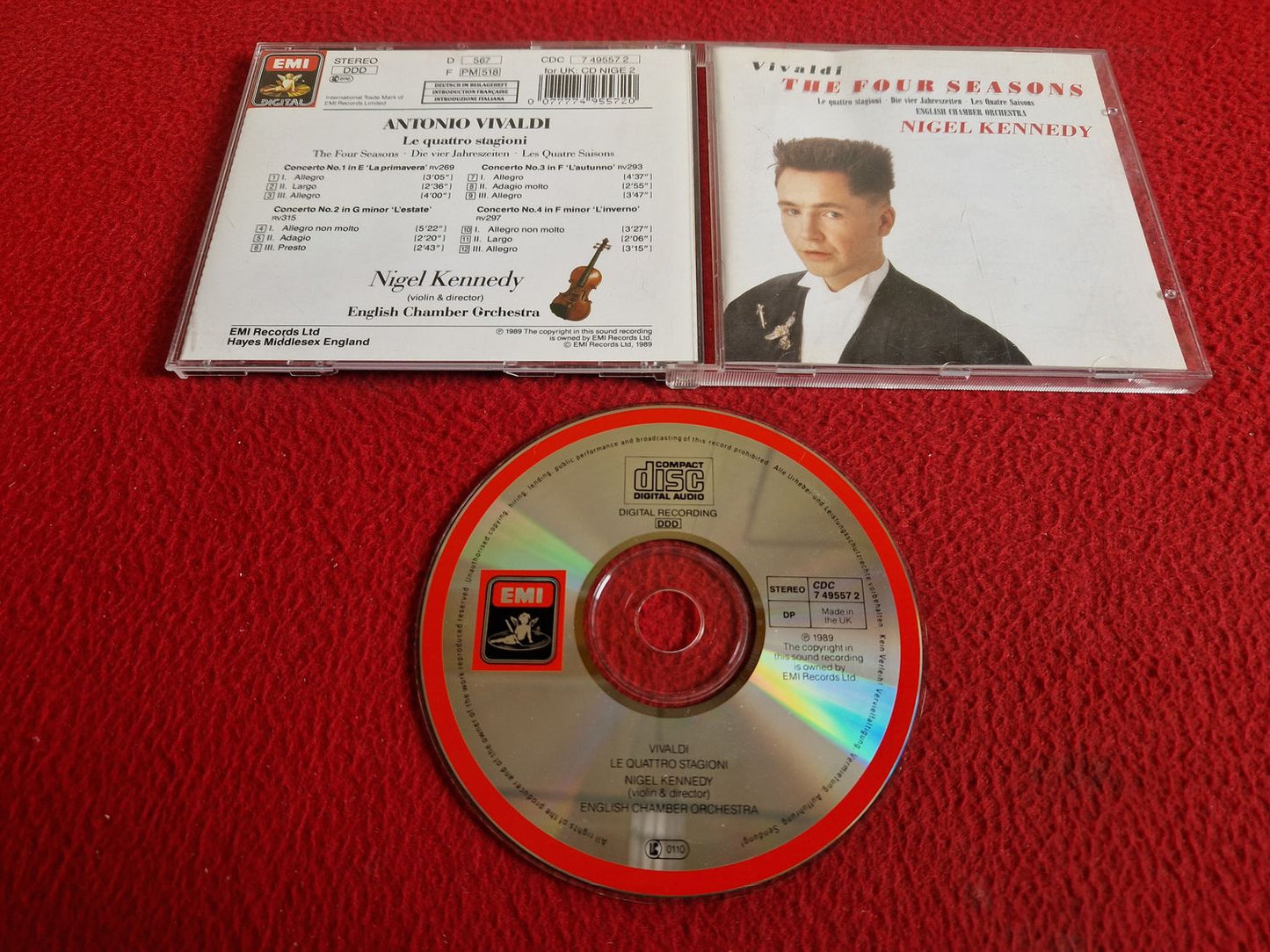 VIVALDI THE FOUR SEASONS NIGEL KENNEDY CD