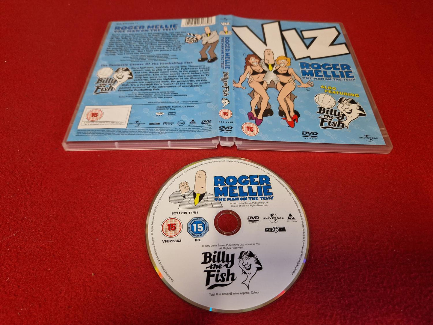 VIZ ROGER MELLIE THE MEN ON THE TELLY BILLY THE FISH till DVD