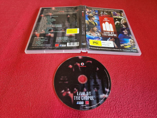 VODAFONE LIVE AT THE CHAPEL till DVD