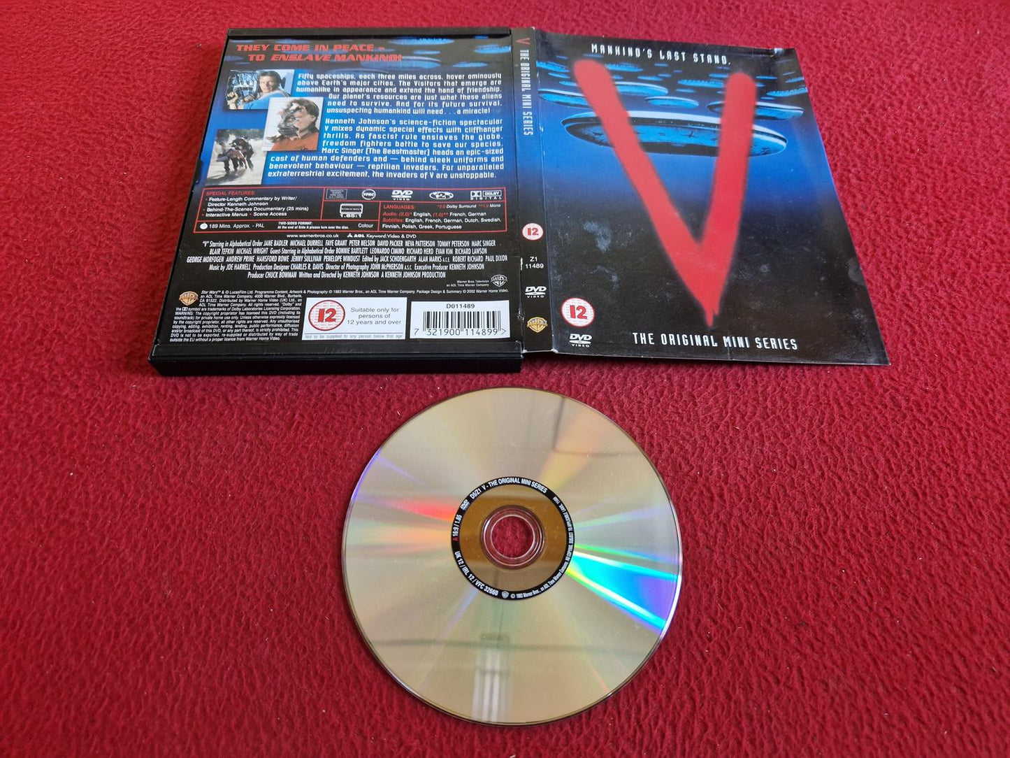 V THE ORIGINAL MINI SERIES [ SVENSK TEXT ] [ SNAPCASE ] DVD