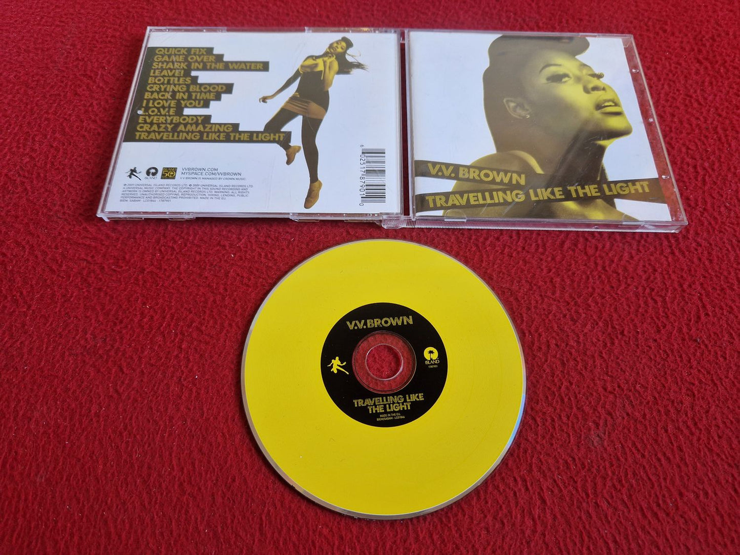 V.V. BROWN TRAVELLING LIKE THE LIGHT CD
