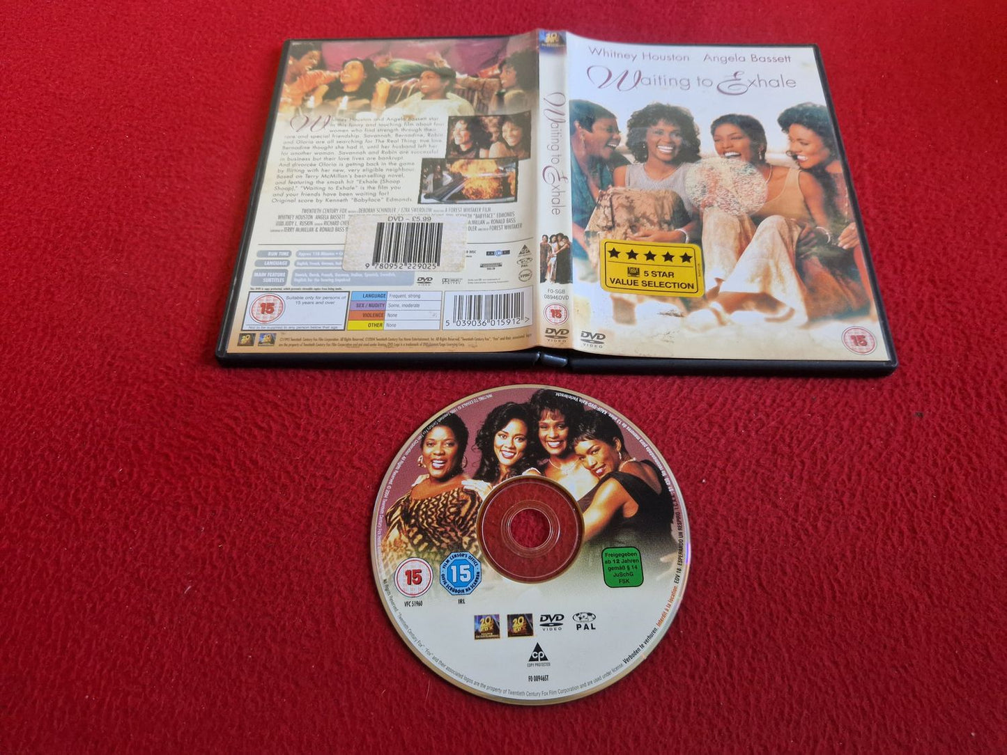 WAITING TO EXHALE DVD