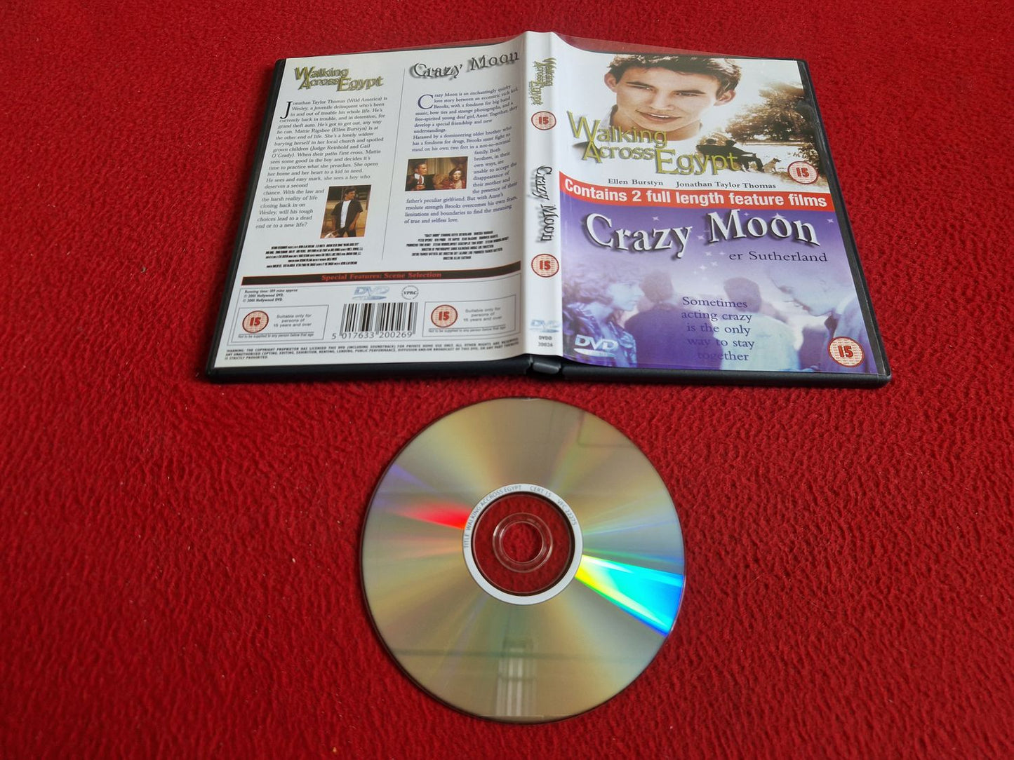 WALKING ACROSS EGYPT / CRAZY MOON DVD