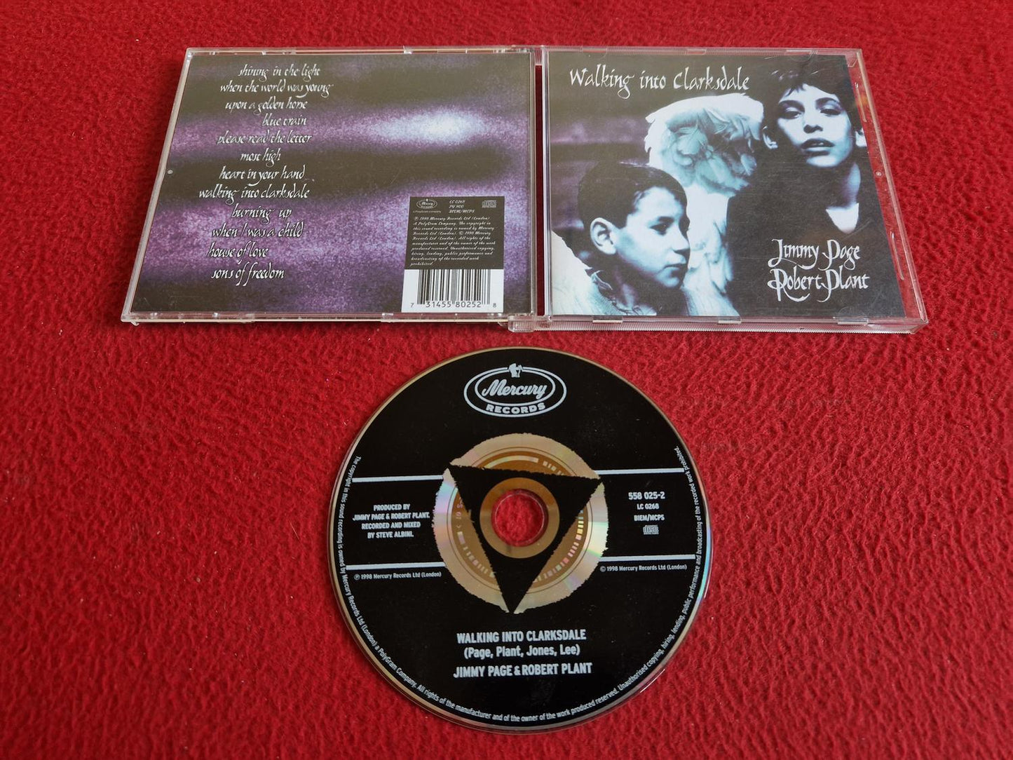 WALKING INTO CLARKSDALE JIMMY PAGE ROBERT PLANT CD