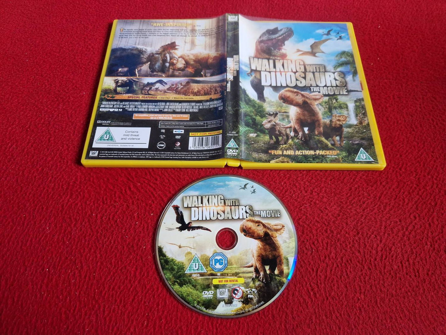WALKING WITH DINOSAURS THE MOVIE DVD