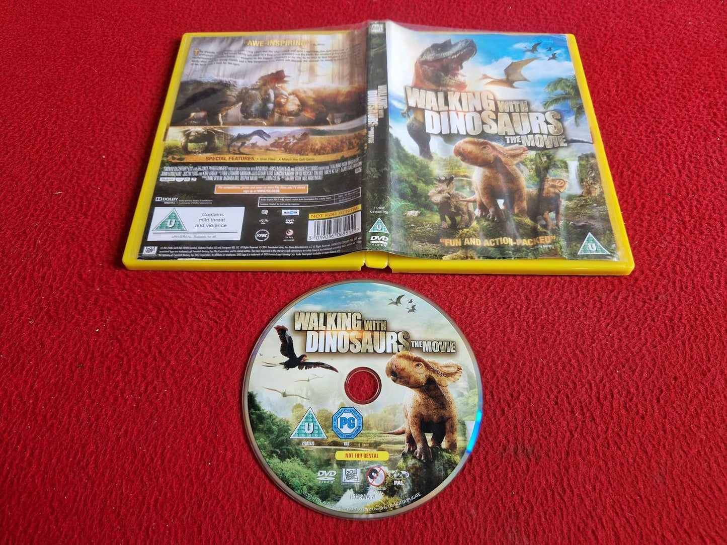 WALKING WITH DINOSAURS THE MOVIE DVD