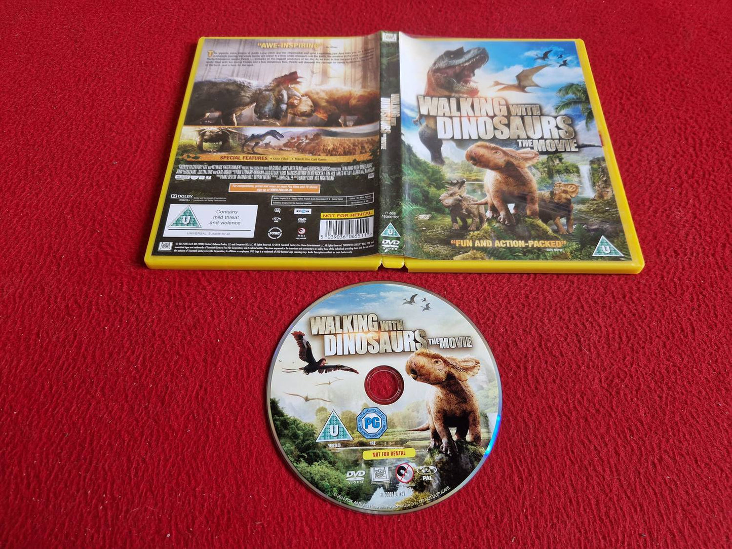 WALKING WITH DINOSAURS THE MOVIE DVD