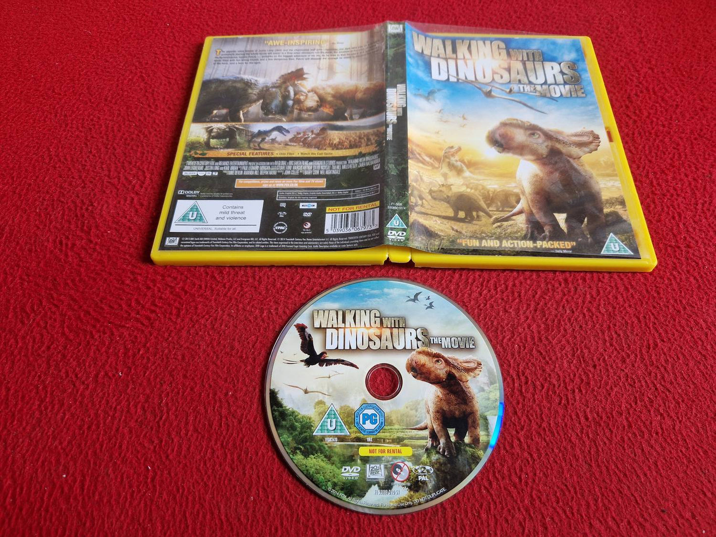 WALKING WITH THE DINOSAURS THE MOVIE DVD