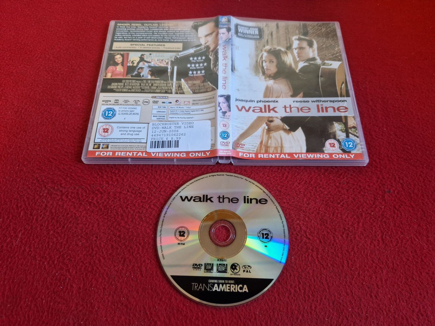 WALK THE LINE DVD