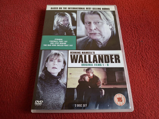WALLANDER ORIGINAL FILMS 1 - 6 [ SVENSKT TAL ENGELSK TEXT ] BOX DVD