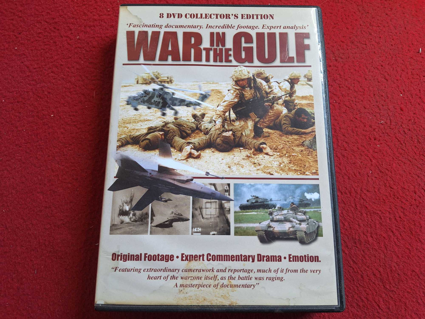 WAR IN THE GULF 8 DVD COLLECTOR'S EDITION BOX