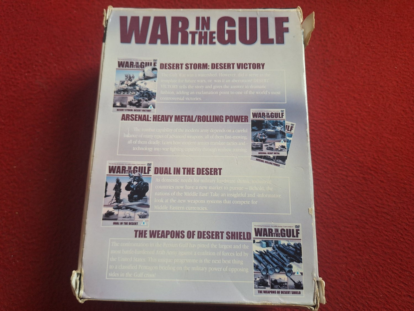 WAR IN THE GULF BOX DVD