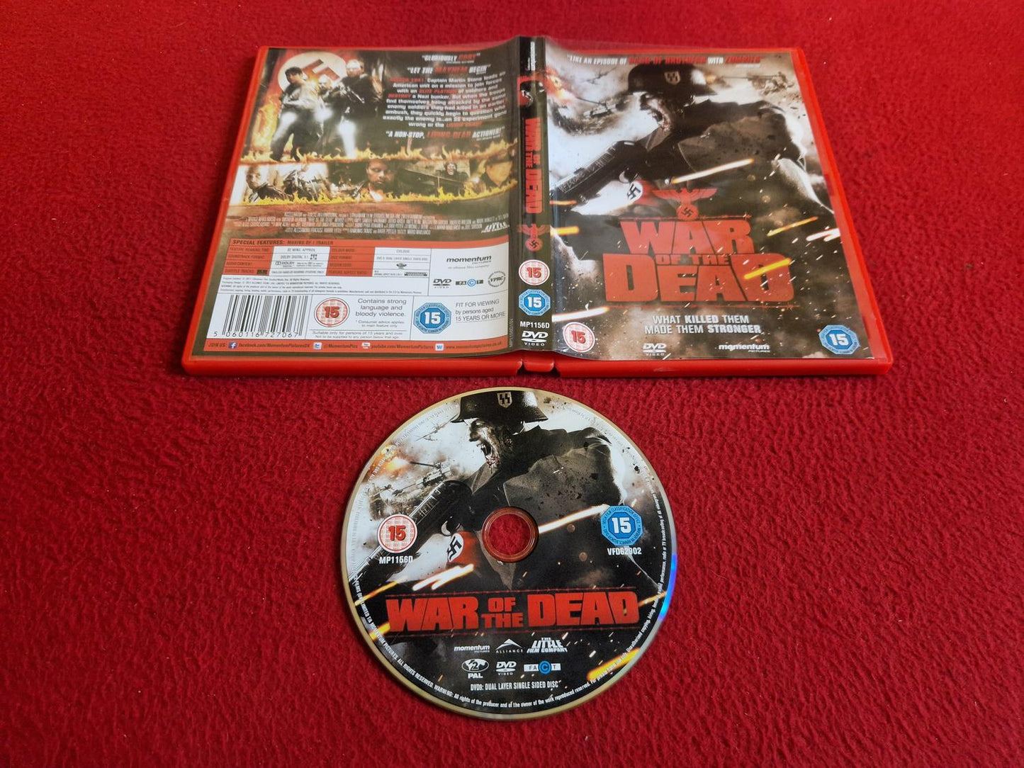 WAR OF THE DEAD DVD