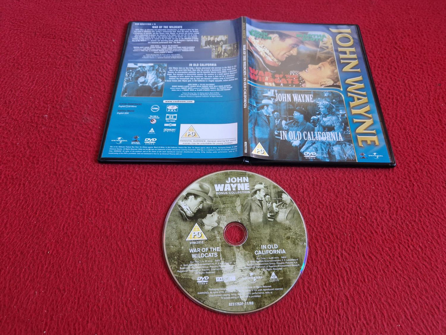 WAR OF THE WILDCATS 7 IN OLD CALIFORNIA [ JOHN WAYNE ] DVD