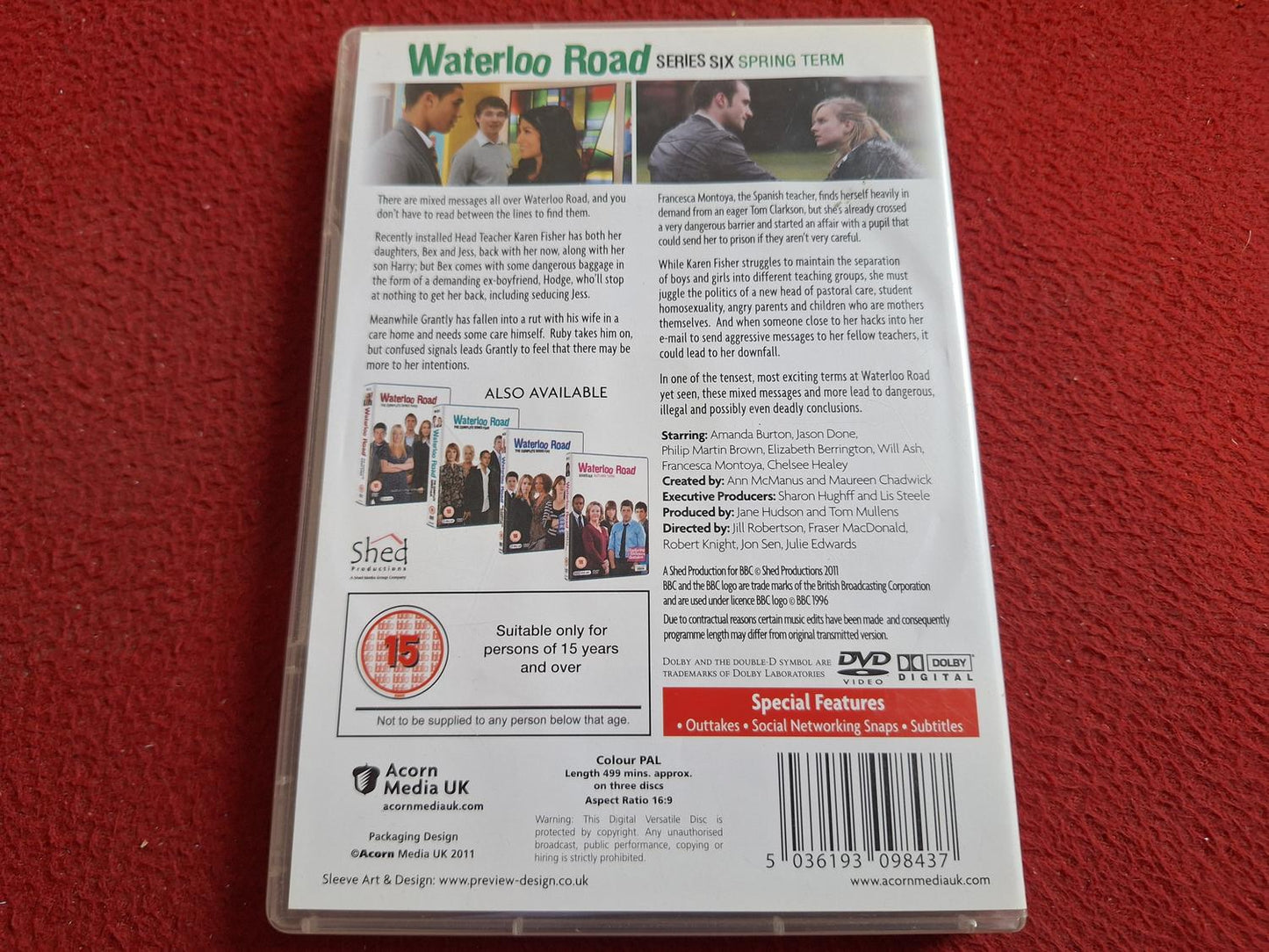 WATERLOO ROAD SERIES 6 SPRING TERM BOX DVD