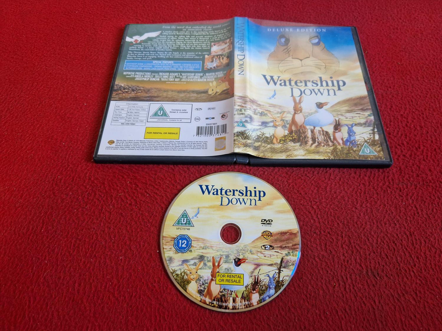 WATERSHIP DOWN DVD