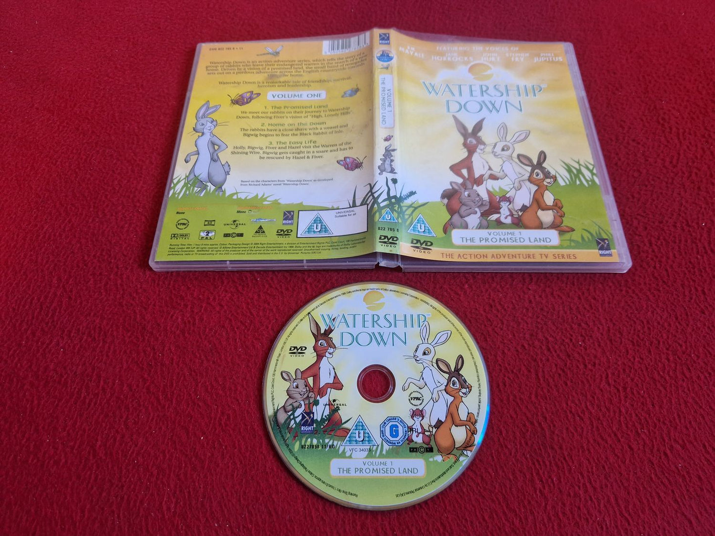 WATERSHIP DOWN VOL 1 THE PROMISED LAND DVD