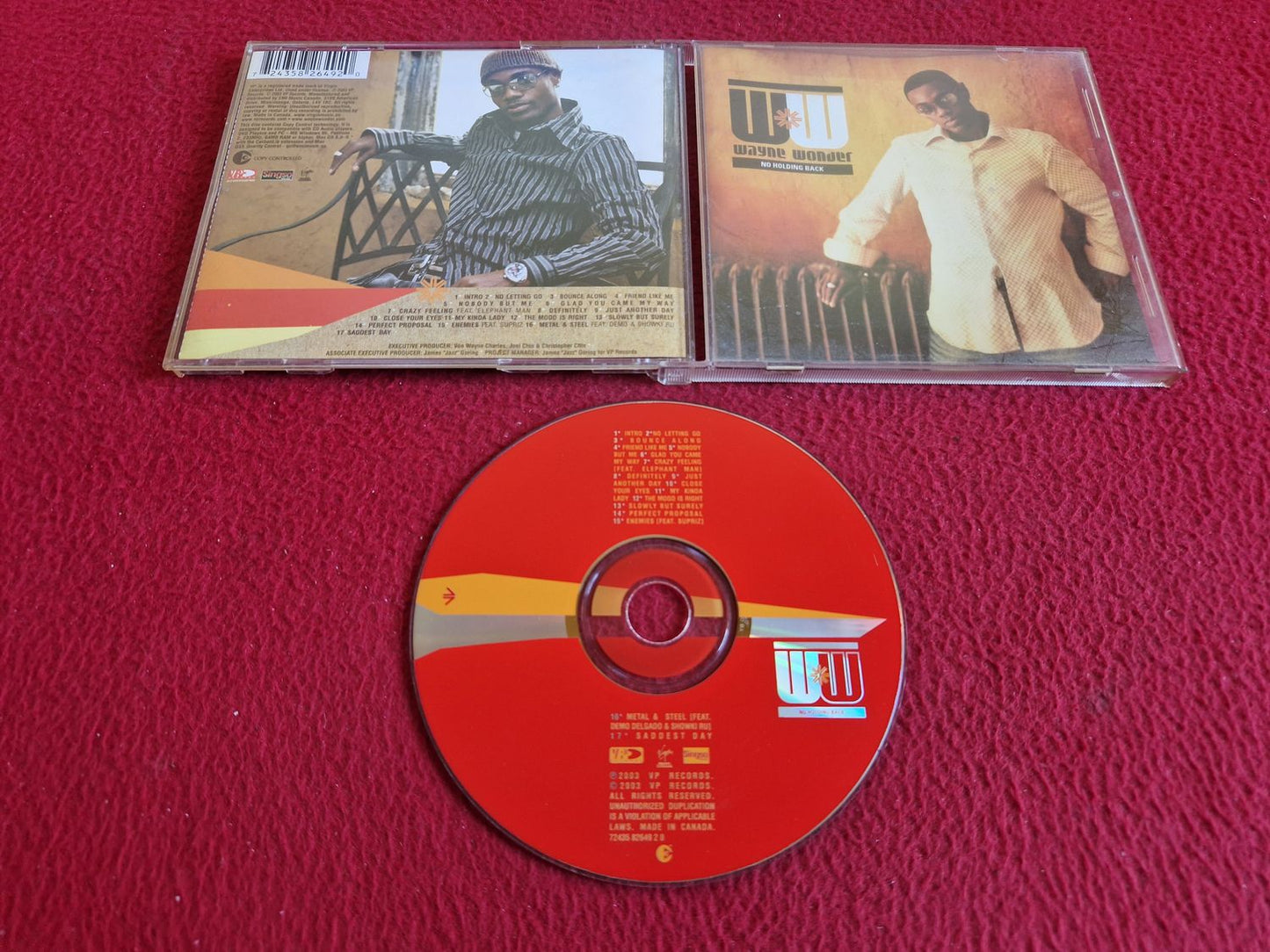 WAYNE WONDER NO HOLDING BACK CD