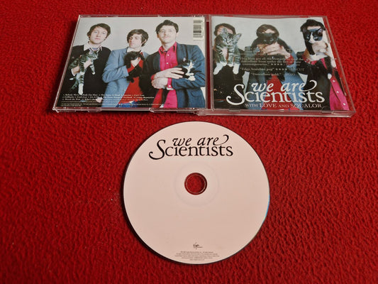 WE ARE SCIENTISTS WITH LOVE AND SQUALOR CD