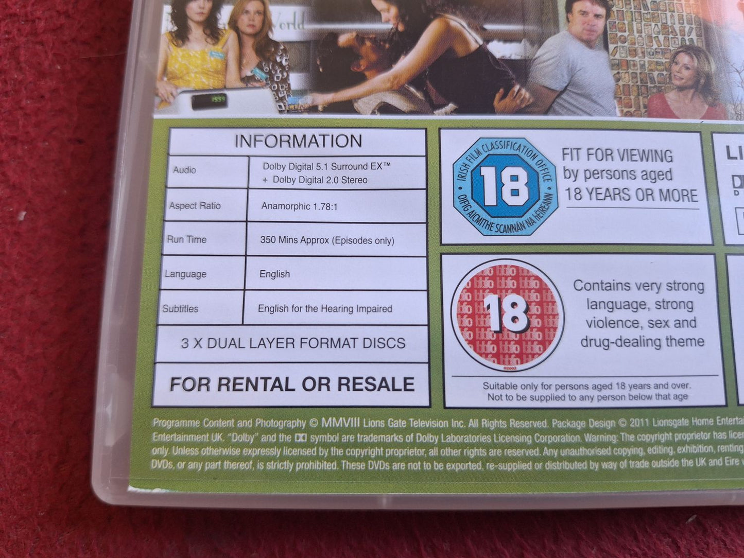 WEEDS SEASON 4 BOX DVD