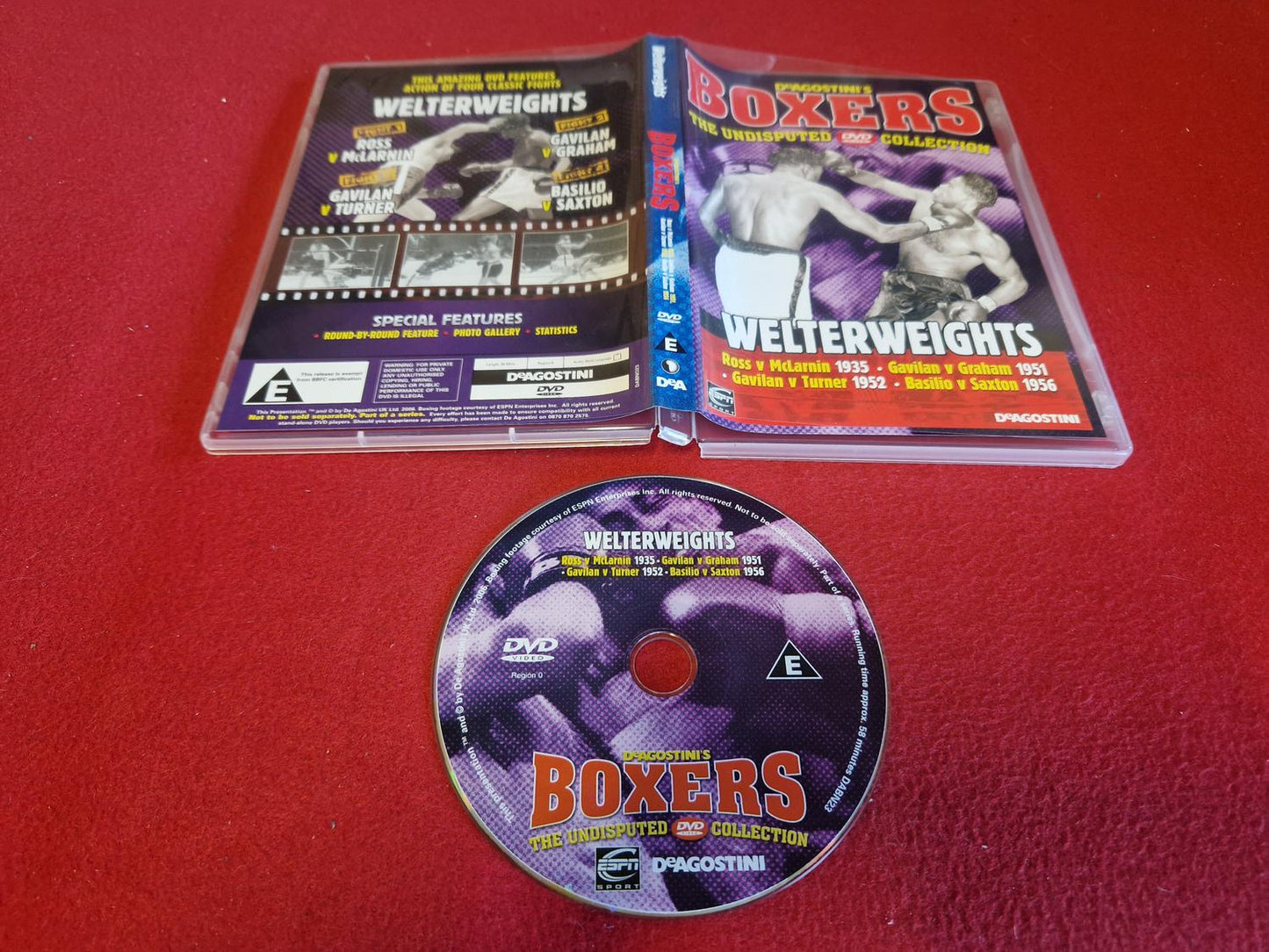 WELTERWEIGHTS [ BOXERS ] ROSS V MCLARNIN GAVILAN V GRAHAM mfl till DVD