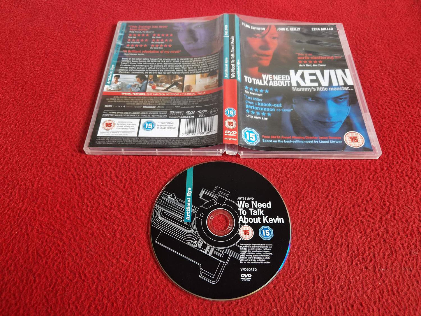 WE NEED TO TALK ABOUT KEVIN DVD