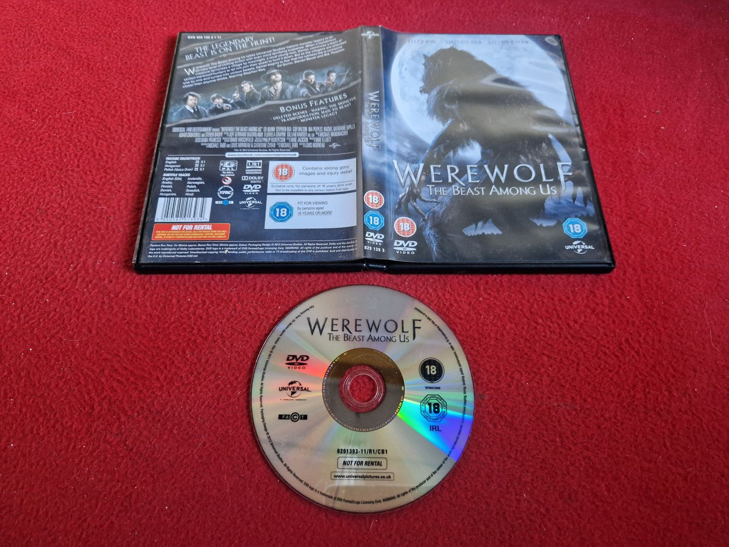WEREWOLF THE BEAST AMONG US DVD