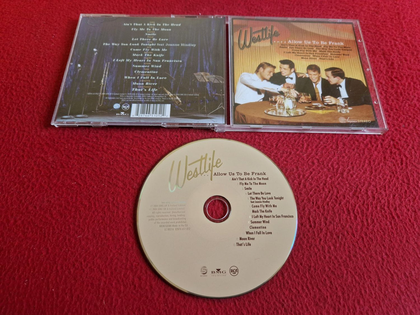 WESTLIFE ALLOW US TO BE FRANK CD