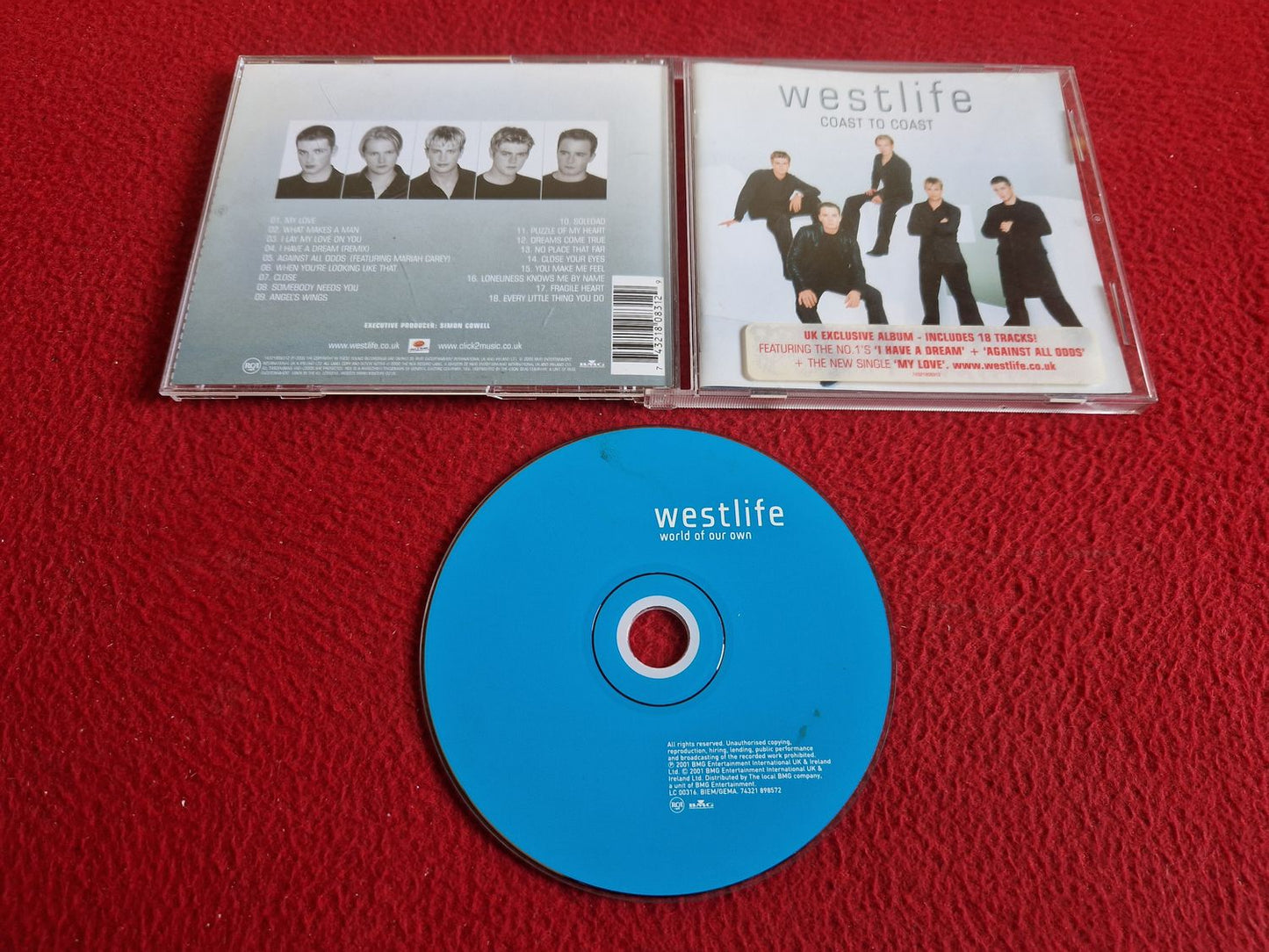 WESTLIFE COAST TO COAST CD