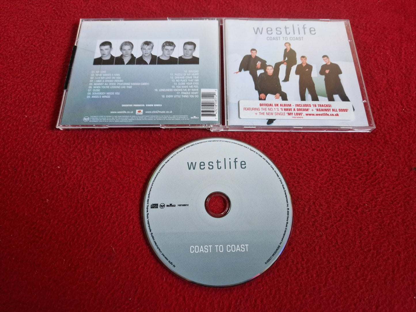WESTLIFE COAST TO COAST CD