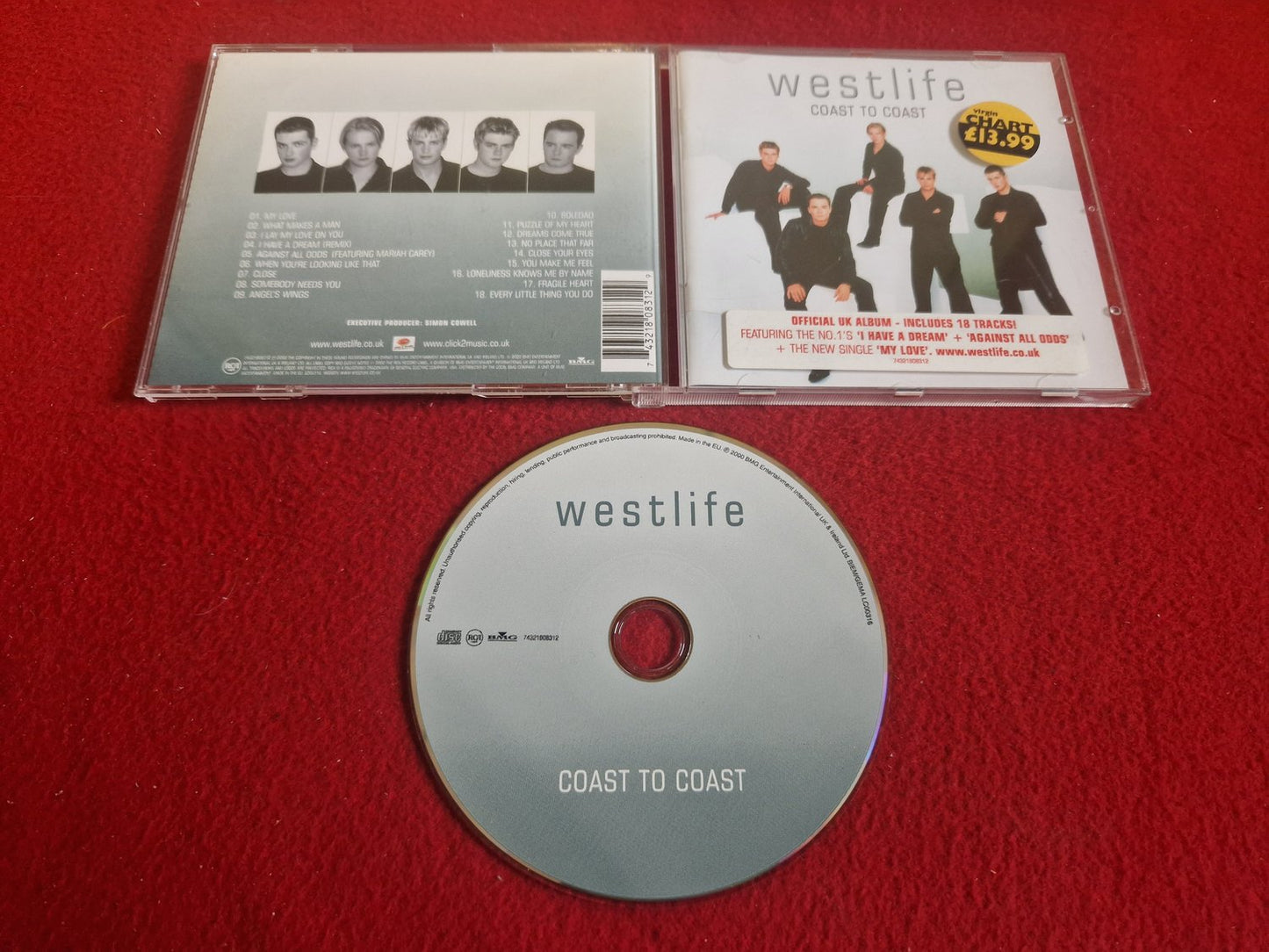 WESTLIFE COAST TO COAST till CD