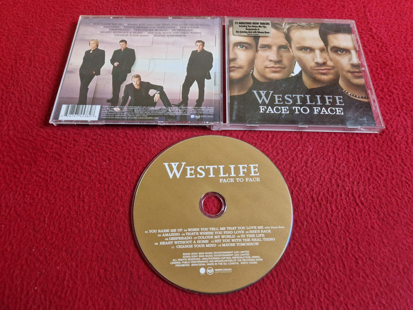 WESTLIFE FACE TO FACE CD