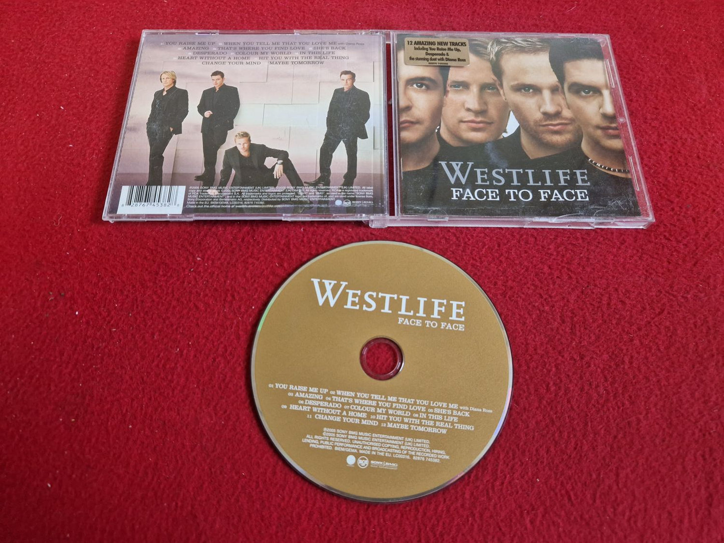WESTLIFE FACE TO FACE CD