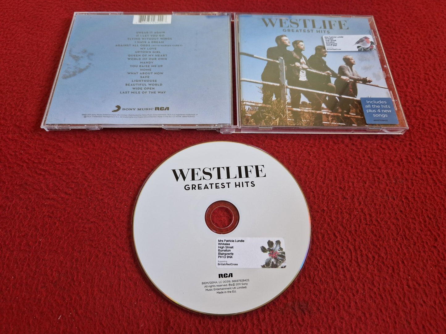 WESTLIFE GREATEST HITS CD