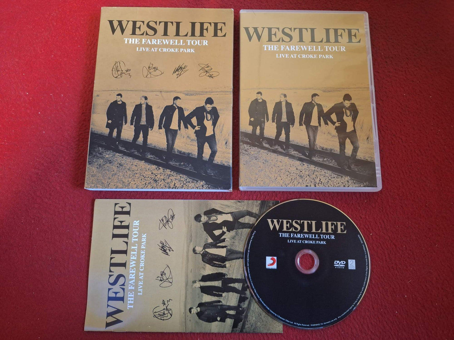 WESTLIFE THE FAREWELL TOUR LIVE AT CROKE PARK DVD