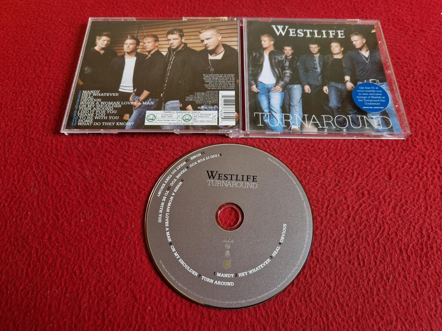 WESTLIFE TURNAROUND CD