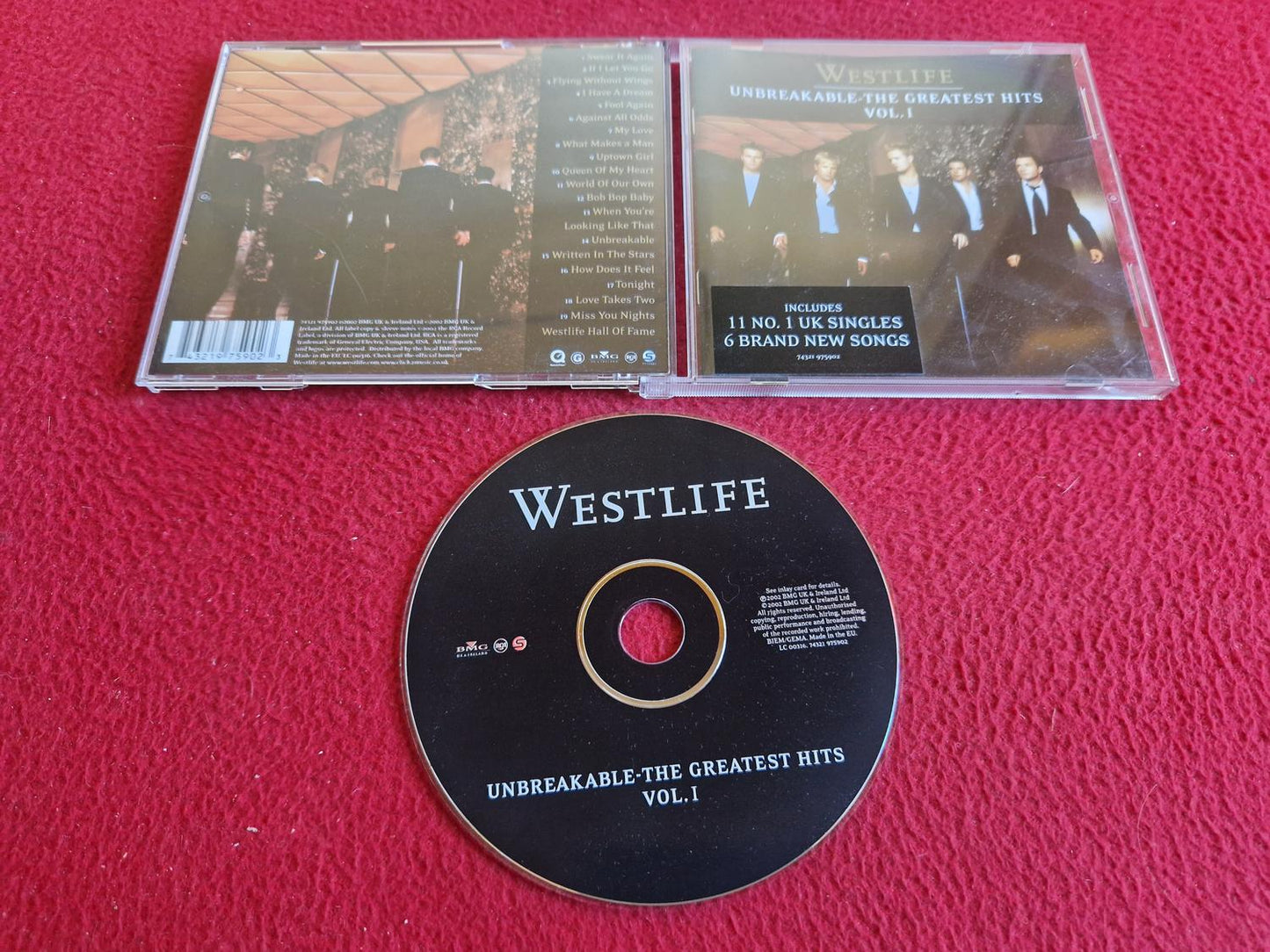 WESTLIFE UNBREAKABLE THE GREATEST HITS VOL 1 CD
