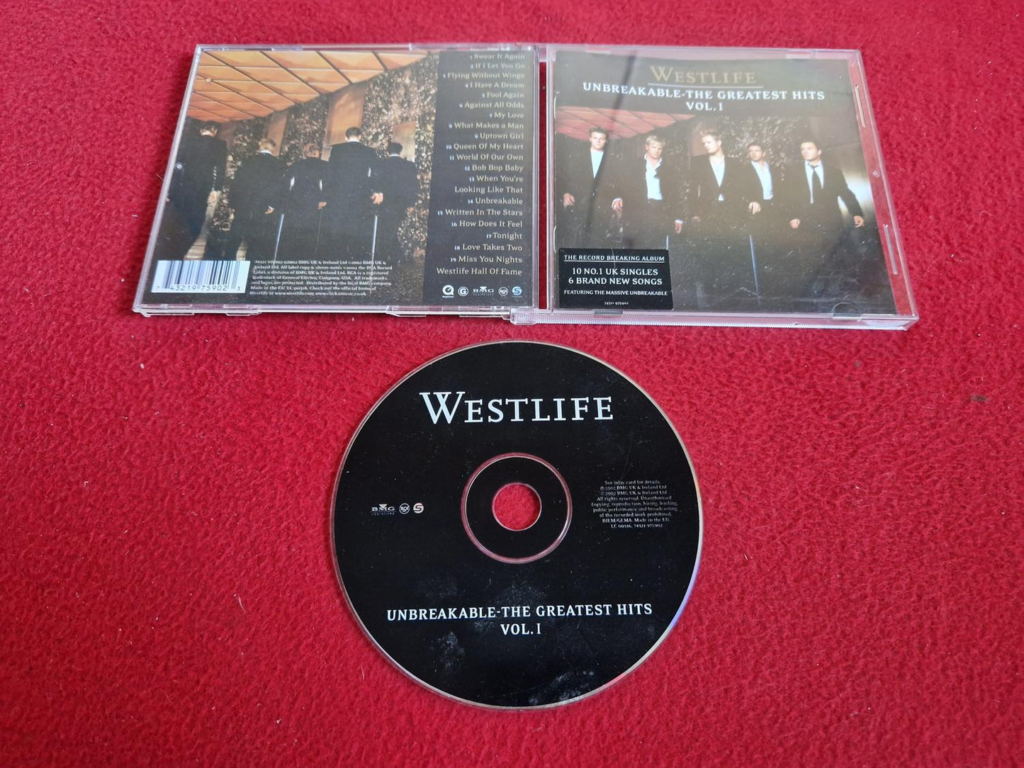 WESTLIFE UNBREAKABLE THE GREATEST HITS VOL. 1 CD