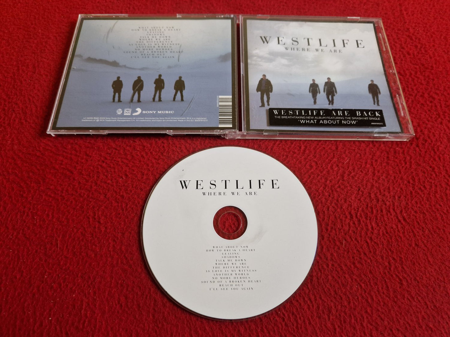 WESTLIFE WHERE WE ARE CD
