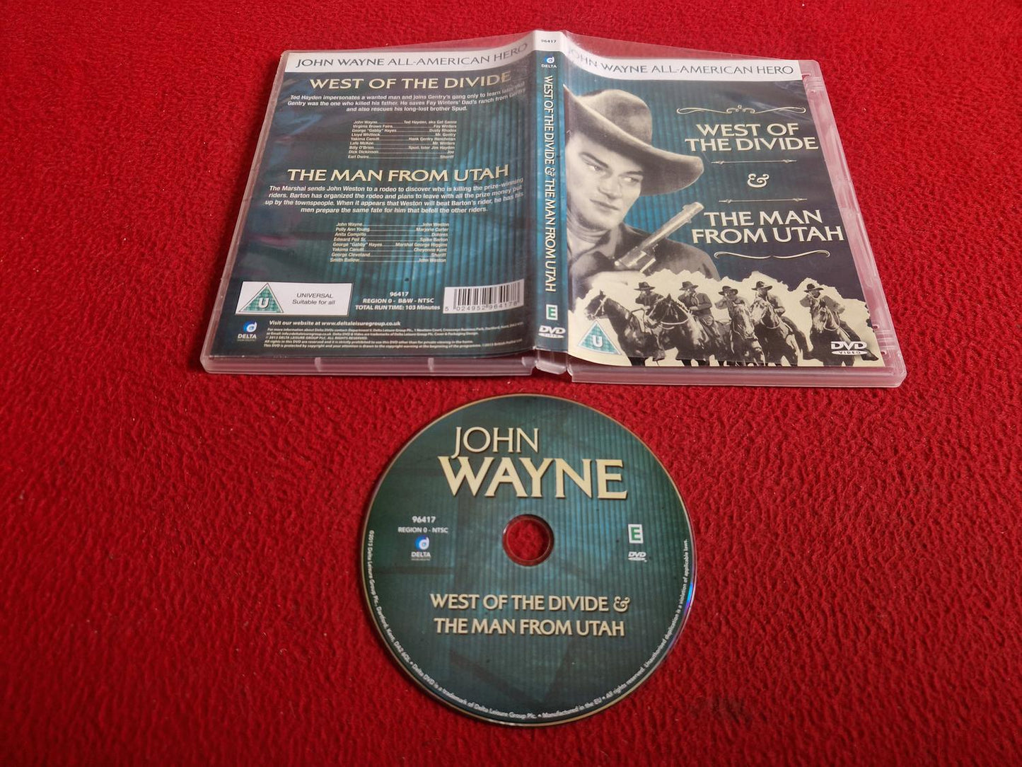 WEST OF THE DIVIDE / THE MAN FROM UTAH DVD