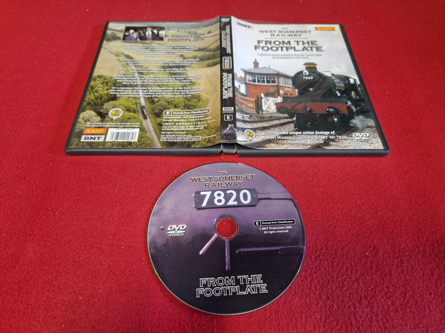 WEST SOMERSET RAILWAY 7820 FROM THE FOOTPLATE till DVD